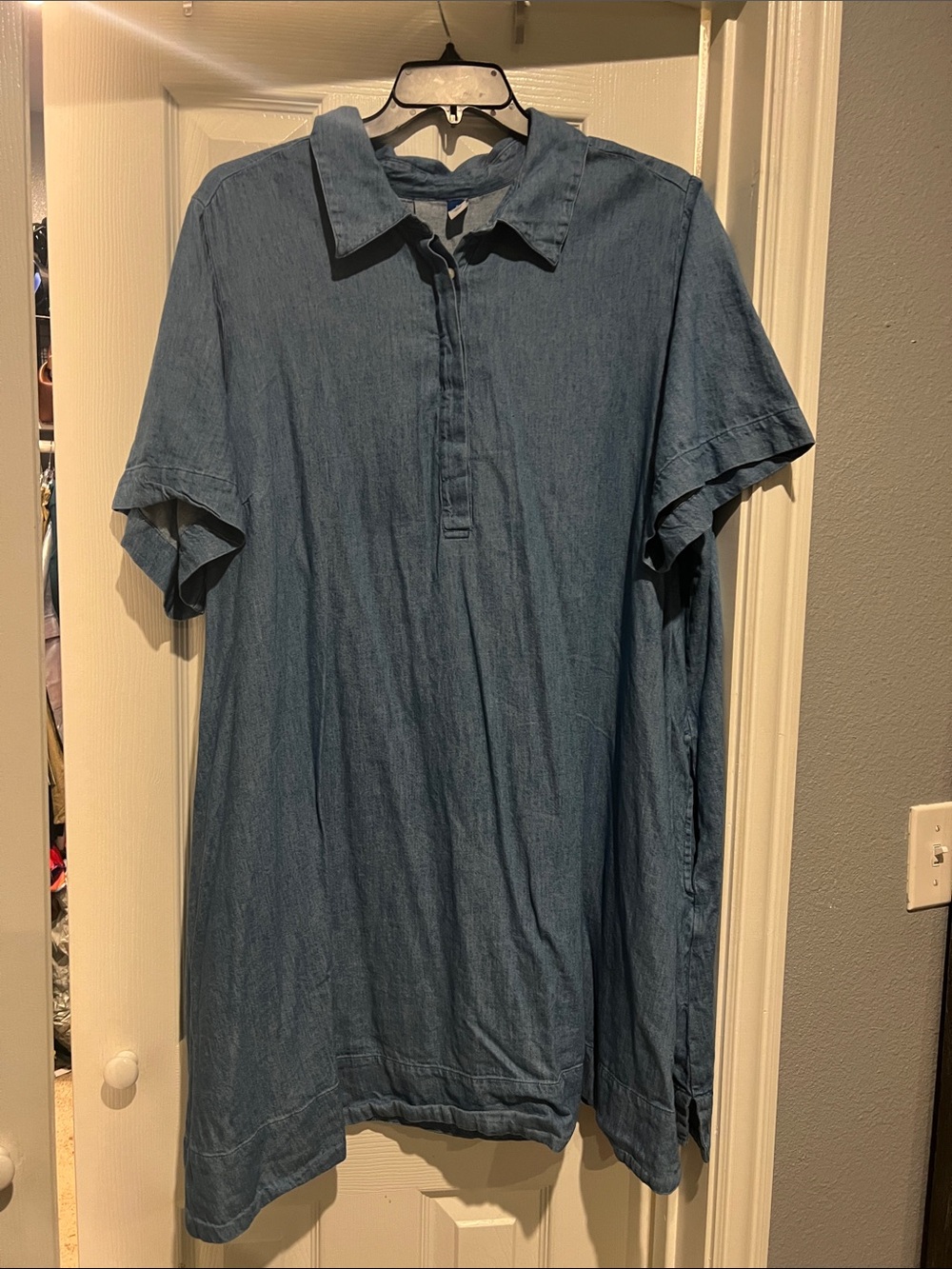 Old Navy Chambray Polo Shirt dress